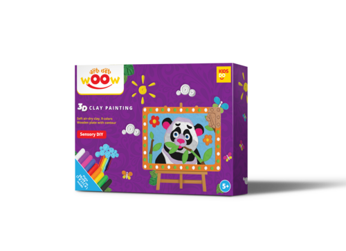 3D Clay Painting. PANDA