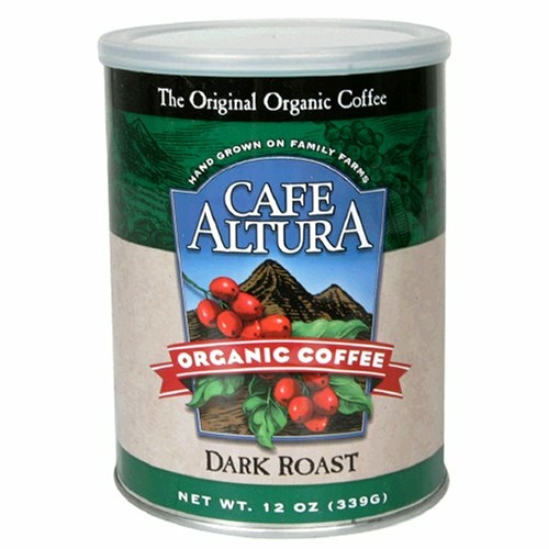 Caf Altura 371476 Organic Dark Roast Ground Coffee