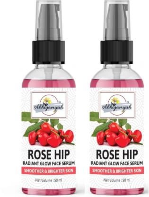 ROSE HIP FACE SERUM pack of 2 100ml ROSE