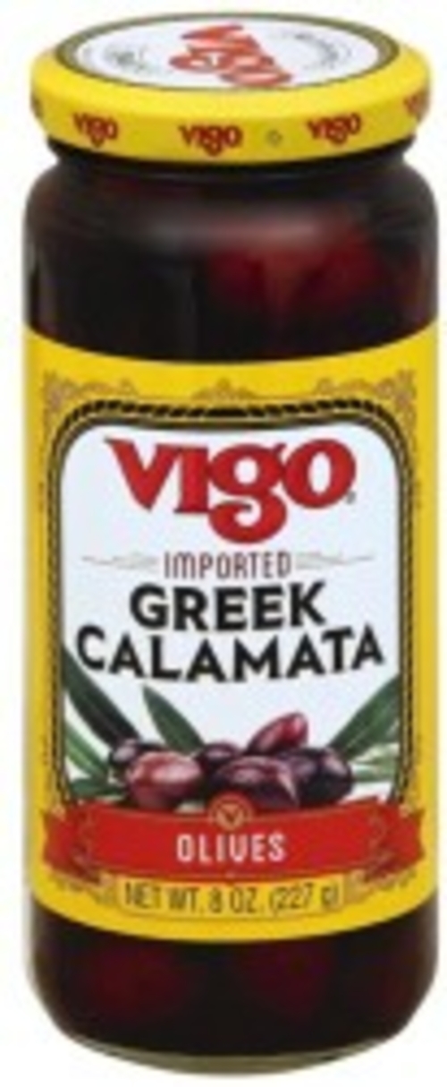 Vigo 217251 Greek Calamata Olives, 8 oz - Pack of 12