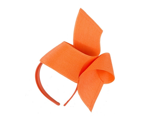 Modern orange fascinator