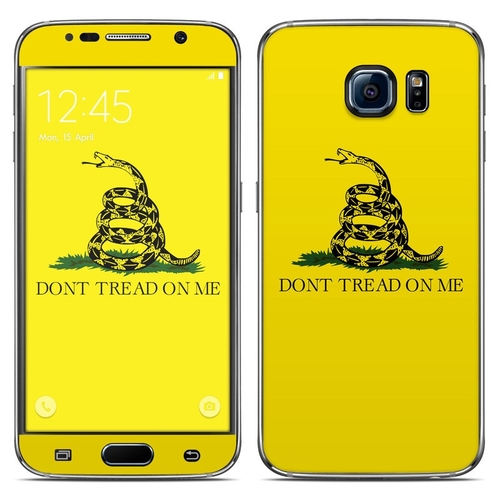 DecalGirl SGS6-GADSDEN Samsung Galaxy S6 Skin - Gadsden Flag