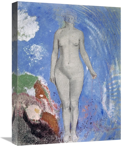 Global Gallery GCS-267088-22-142 22 in. Eve Art Print - Odilon Redon