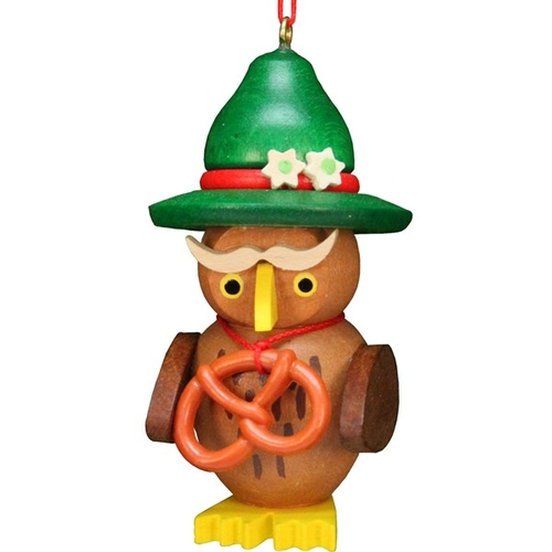 ULBR 10-0610 Christian Ulbricht Ornament - Owl Bavarian