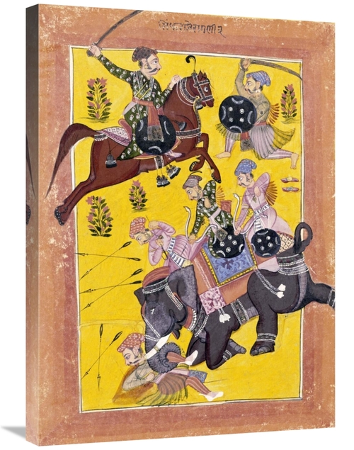 Global Gallery GCS-268543-30-142 30 in. Sindhu Ragini on Horseback Art