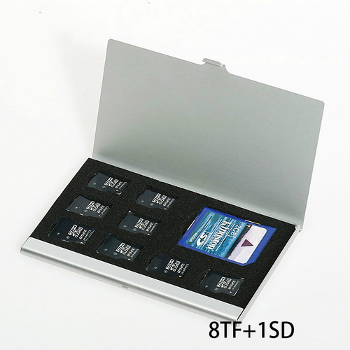 1Pcs 8 In 1 Portable Aluminum Micro For TF SD SDHC