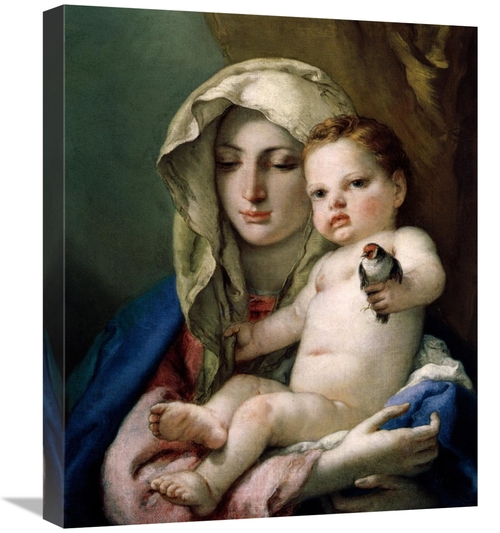 Global Gallery GCS-280186-22-142 22 in. Madonna of the Goldfinch Art P