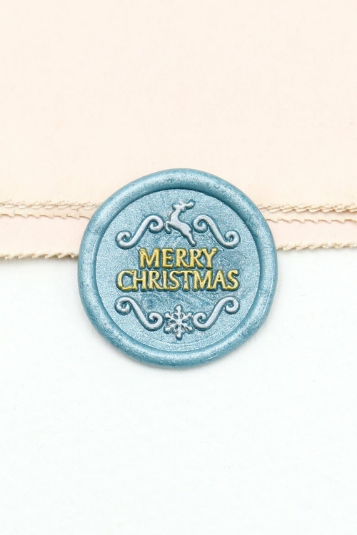 Merry Christmas Wax seal stamp /greeting Wax seal Stamp kit