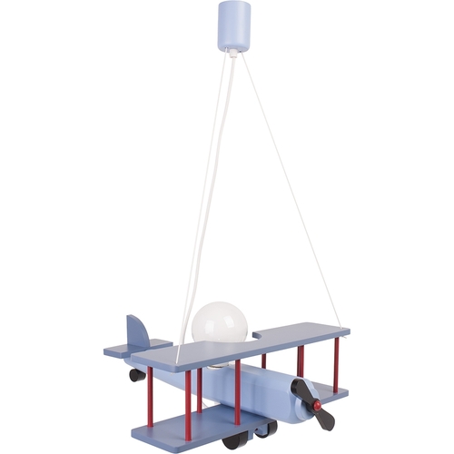 Hanging lamp Large blue-black-red aircraft