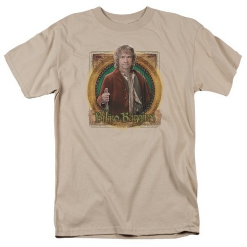 Trevco The Hobbit-Mr. Baggins Short Sleeve Adult 18-1 Tee- Sand - 3X