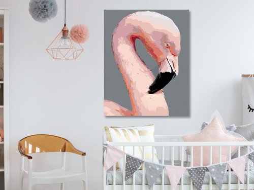 Paint by Numbers - PINK FLAMINGO