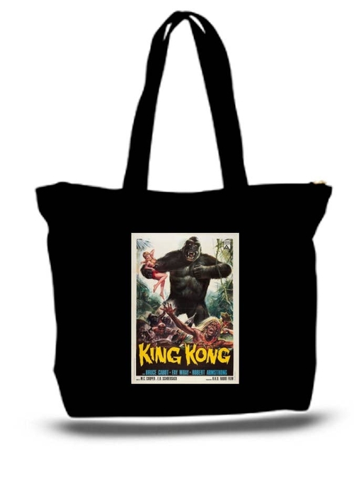 King Kong 1933 Large Tote New Zipper Bag