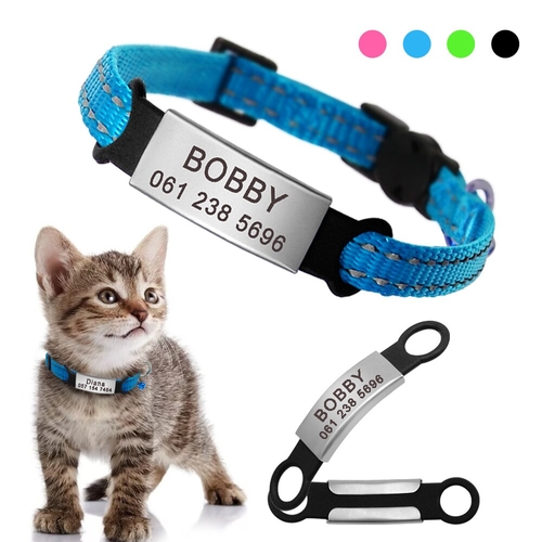 Quick Release Cat Collar with Tag Reflective