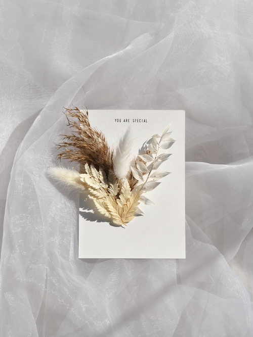 Handmade Dried Flower Card | You Are Special Greeting Card