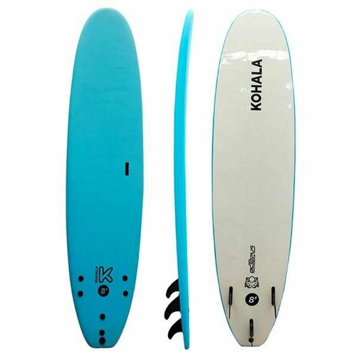 Surf Board Soft 8' Blue Rigid