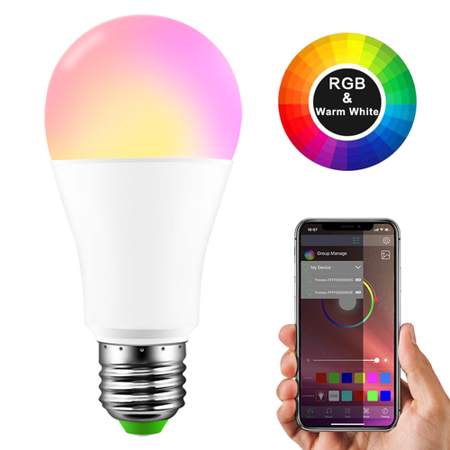 RGBW Bluetooth Smart LED Light Warm Light