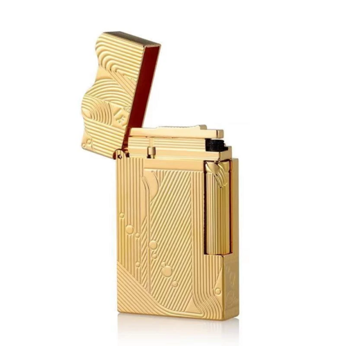 Main S.T Dupont Lighter Premium Gifts Sleeping Mermaid Golden Lighter image