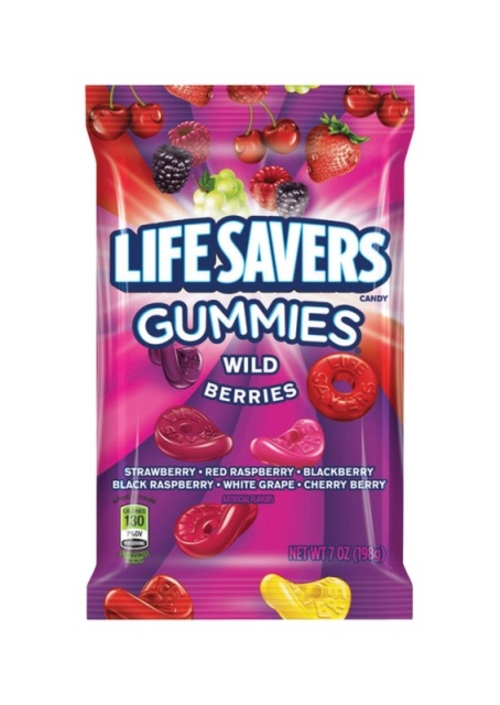 Gummi Savers 1900008344 Mixed Berry Candy  7 oz - pack of 12