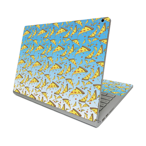 MightySkins MISURF31320-Raining Pizza Skin for Surface Book 3 13.5 in.