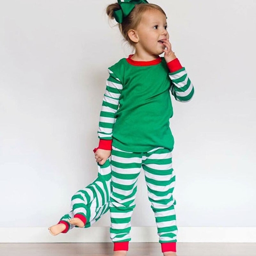 Pudcoco Leisure 2PC Kids Girls Outfit Christmas