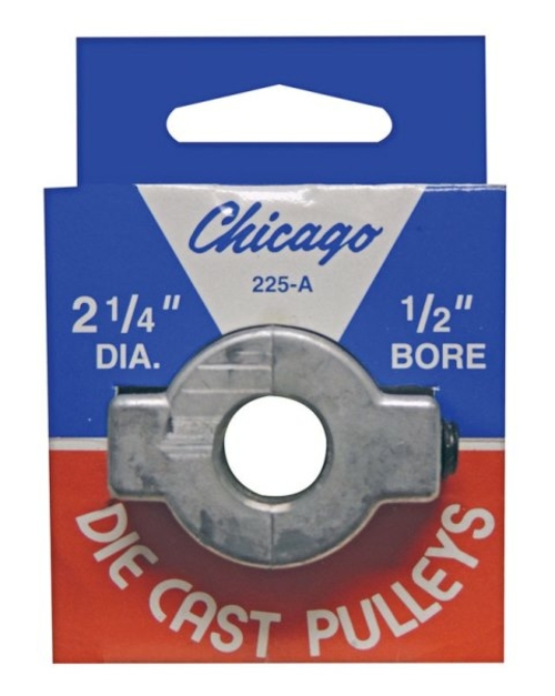 Chicago Die Casting 225A5 2.25 x 0.5 in. SingleV Grooved Pulley