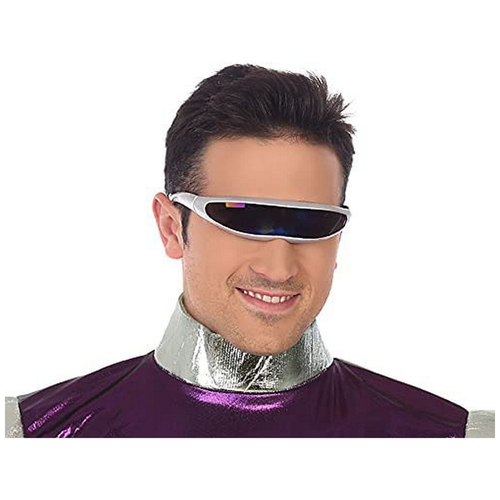 Glasses Costune accessories Space Soldier Multicolour Silver