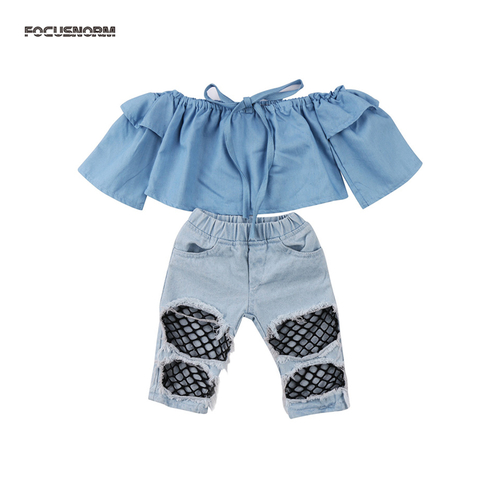 2018 Fashion Pretty Summer Toddler Baby Girls 2PCS