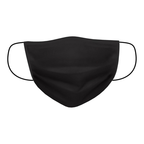 Hygienic Reusable Fabric Mask Black Adult