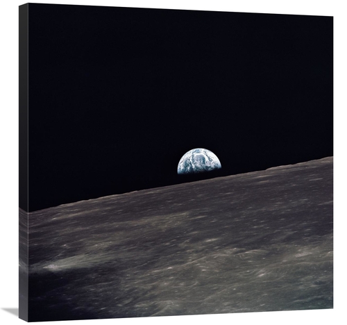 Global Gallery GCS-393565-3030-142 30 x 30 in. Earthrise, Viewed f