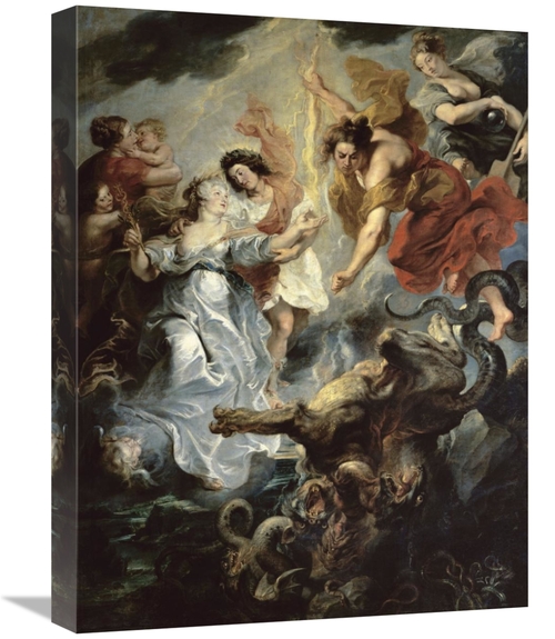 Global Gallery GCS-282787-22-142 22 in. The Queens Reconciliation with