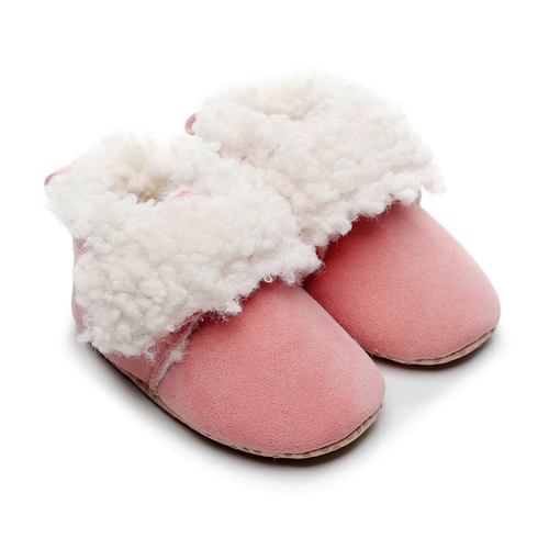 warm baby booties fur Winter Toddler Kids Baby