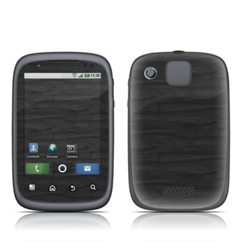 DecalGirl MSPC-BLACKWOOD Motorola Spice Skin - Black Woodgrain