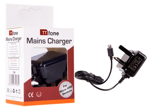 Original Micro USB - Mains Charger for TTfone TT100