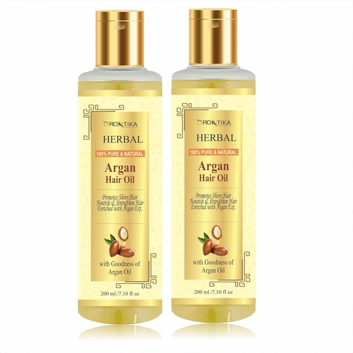 Natural Herbal 100% Pure & Organic Argan Hair Oil - Cold Pressed - No