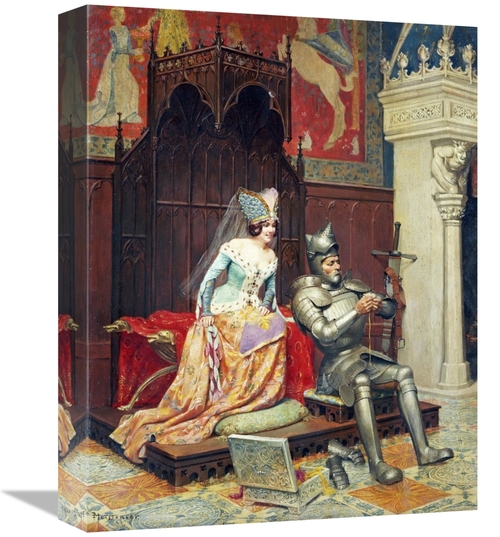 Global Gallery GCS-266858-16-142 16 in. An Arthurian Legend Art Print 