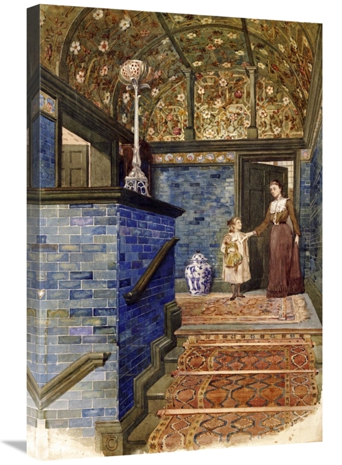 Global Gallery GCS-267890-30-142 30 in. Staircase Hall with William De