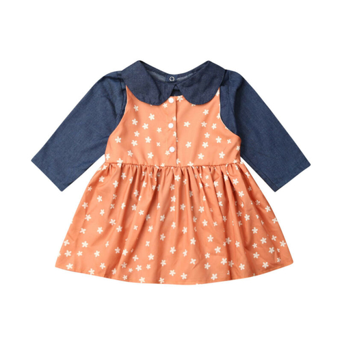 Emmababy Toddler Baby Girls Dress Sets For Autumn