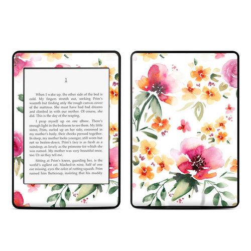 DecalGirl AKP-FRESHFLOWERS Amazon Kindle Paperwhite Skin - Fresh Flowe