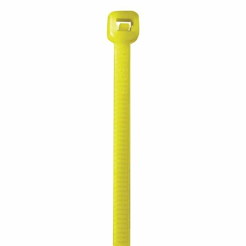 Box Partners CT185J 18 in. No.of 50 Fluorescent Yellow Cable Ties