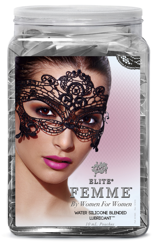 Wet Elite Femme Water Silicone Blend .33 Fl Oz Pouch Counter Bowl