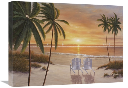 Global Gallery GCS-394004-1824-142 18 x 24 in. Tropical Sun Watch Art 