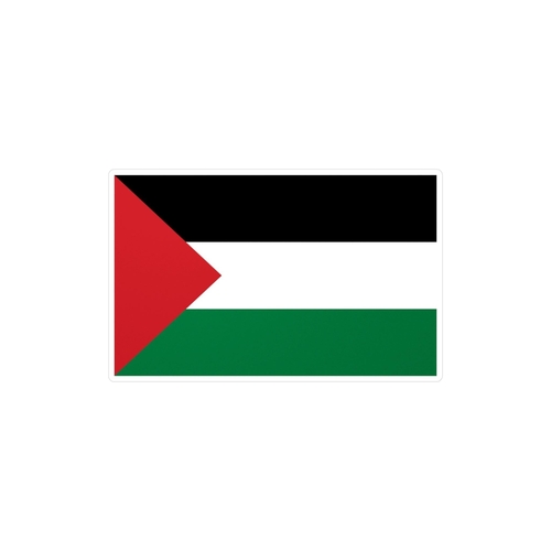 Autocollant Drapeau de la Palestine en plusieurs tailles