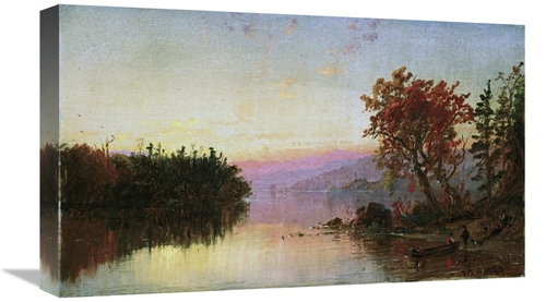 Global Gallery GCS-277152-22-142 22 in. Greenwood Lake at Twilight Art