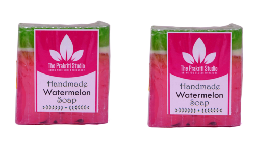 Watermelon Glycerin Soap for kids Pack of 2