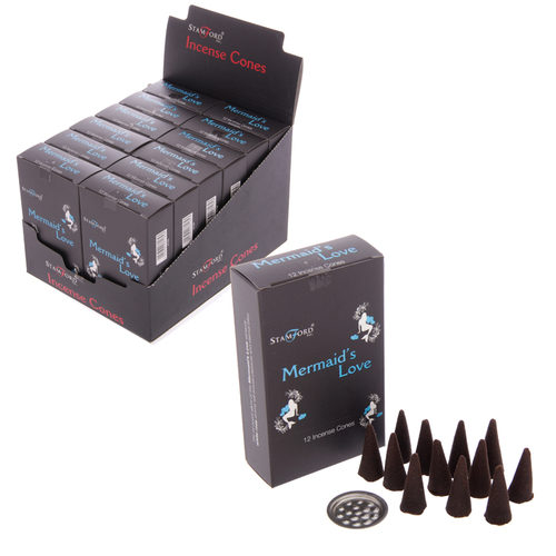 Stamford Black Incense Cones - Mermaids Love