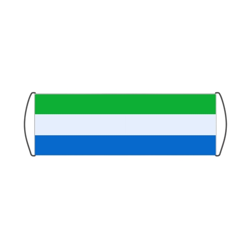 Bannière de défilement Drapeau de Sierra Leone