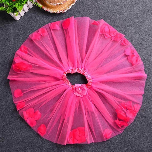 Baby Girls Kid Toddler Child Petal Camellia tutus