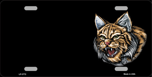 Smart Blonde LP-3772 Bobcat Offset Metal Novelty License Plate