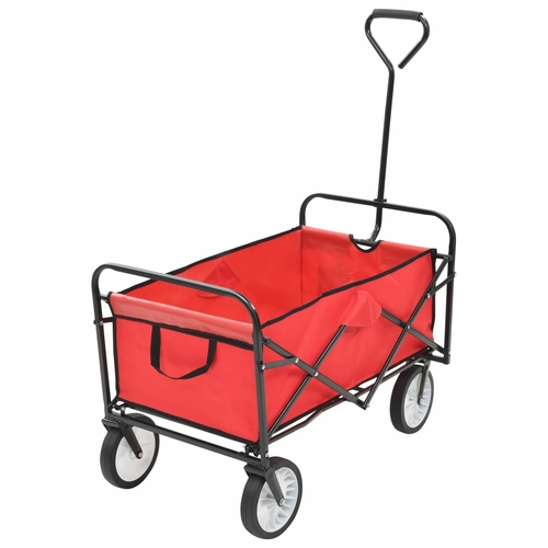 Folding Hand Trolley Steel Gray