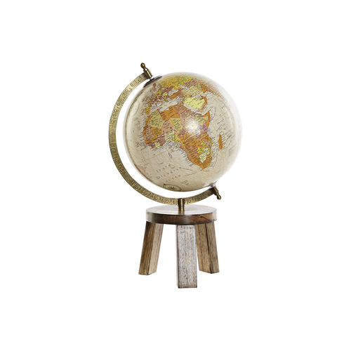 Globe DKD Home Decor 22 x 22 x 39 cm 22 x 20 x 43 cm Golden Brown